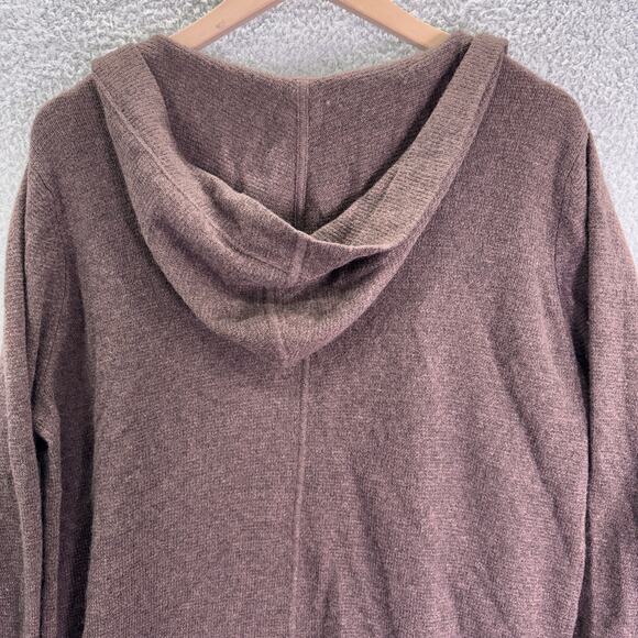 Philosophy by Dane Lewis 100% cashmere Long cardigan women’s XL heather brown - Picture 6 of 9